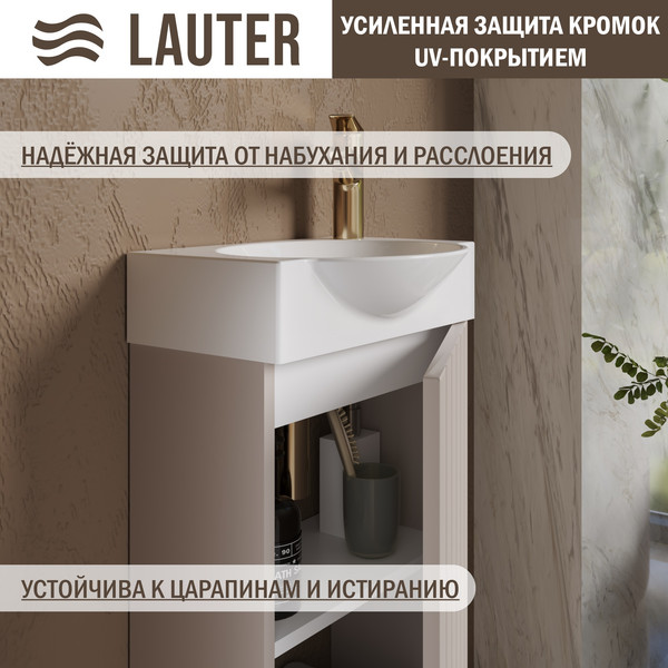 Купить Тумба с умывальником Lauter Из искусственного мрамора Amelia 40 в Гродно