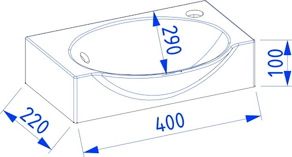 Купить Тумба с умывальником Lauter Из искусственного мрамора Amelia 40  