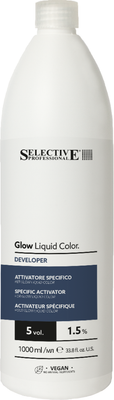 Эмульсия для окисления краски Selective Professional Glow Liquid Colors Developer 5 vol 1.5% (1л) - 