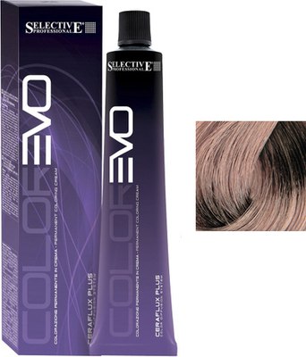 Крем-краска для волос Selective Professional Colorevo 9.81 (100мл, очень светлый блондин ирисово-пепельный) - 