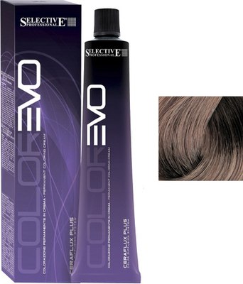 Крем-краска для волос Selective Professional Colorevo 8.81 (100мл, светлый блондин ирисово-пепельный) - 