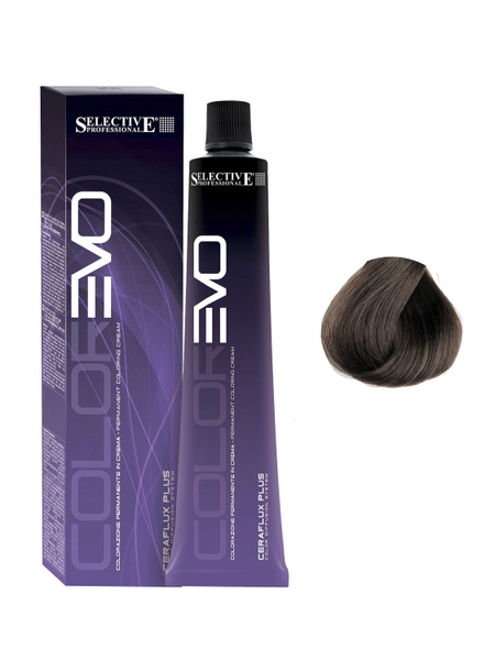 Крем-краска для волос Selective Professional Colorevo 5.001 (100мл, светло-каштановый интенсивный пепельный)