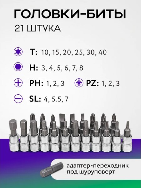 Универсальный набор инструментов Помощник 2462-46 (60437)