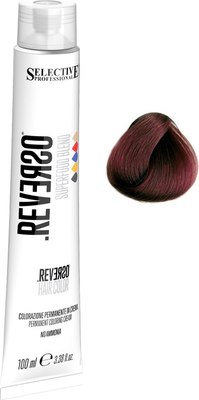 Крем-краска для волос Selective Professional Reverso Superfood 6.66 (100мл, темный блондин красный интенсивный) - 