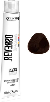 Крем-краска для волос Selective Professional Reverso Superfood 3.71 (100мл, темно-каштановый асаи) - 