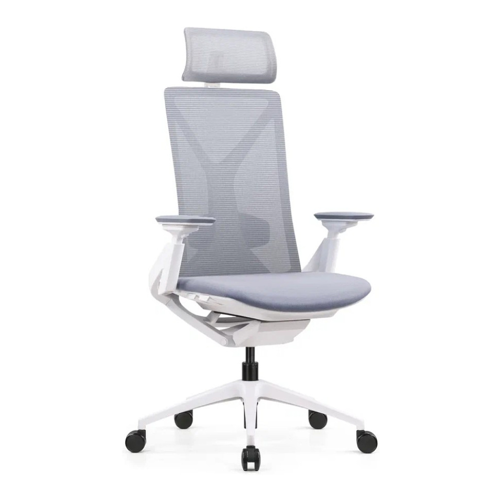 Кресло офисное SitZone E-YR-001A-P1-WH (серый)