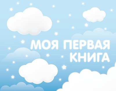 Альбом малыша АСТ Моя первая книга (голубой 9785171647940) -