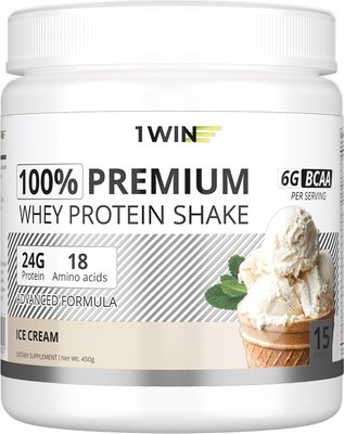 Протеин 1WIN Premium Whey (450г, пломбир) -