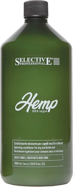 Кондиционер для волос Selective Professional Hemp Увлажняющий для сухих и и ломких волос