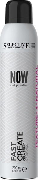 Спрей для укладки волос Selective Professional Now Next Generation Fast Create (200мл)
