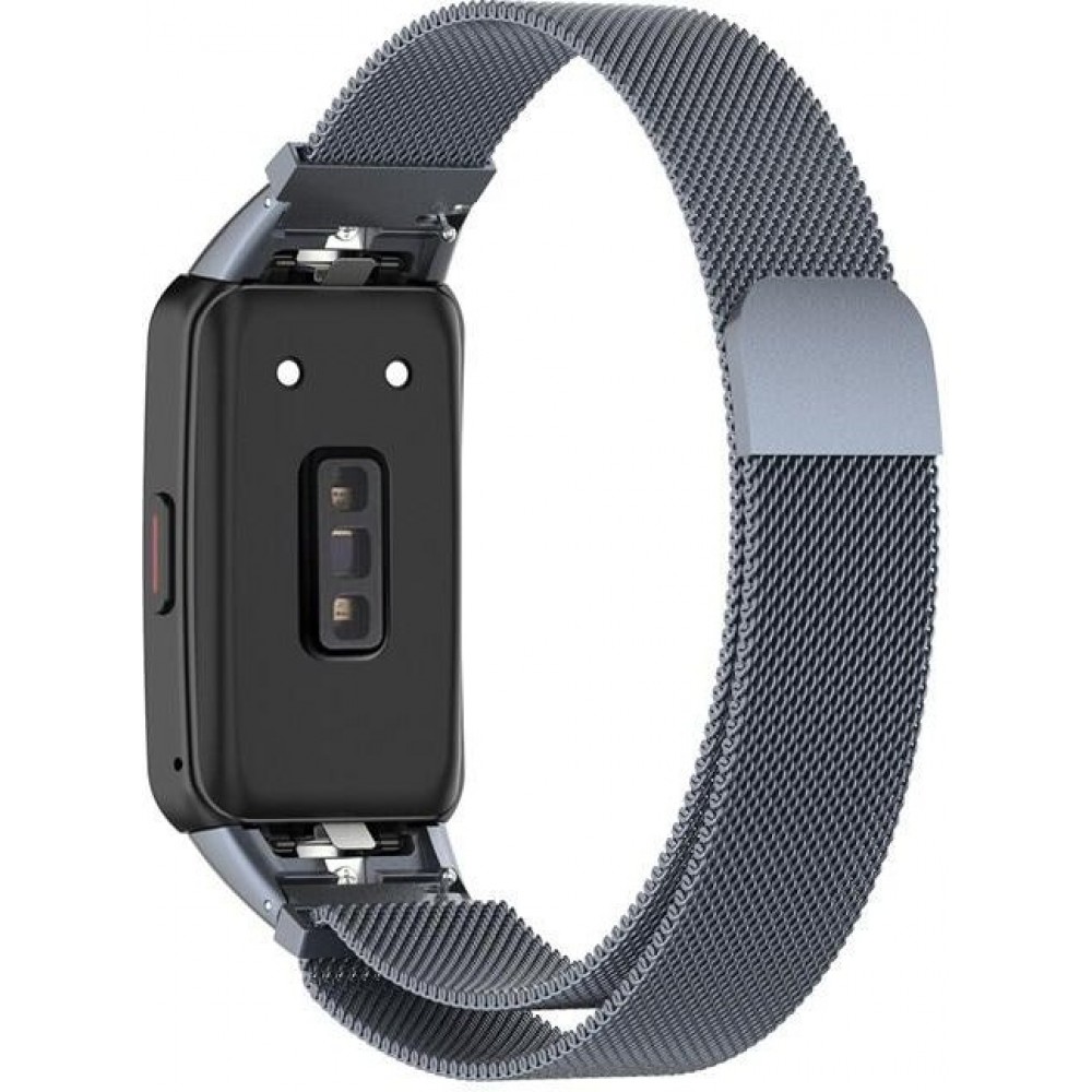 Ремешок для умных часов Rumi Milanese Loop для Huawei Band 6/Honor Band 6 (серый)