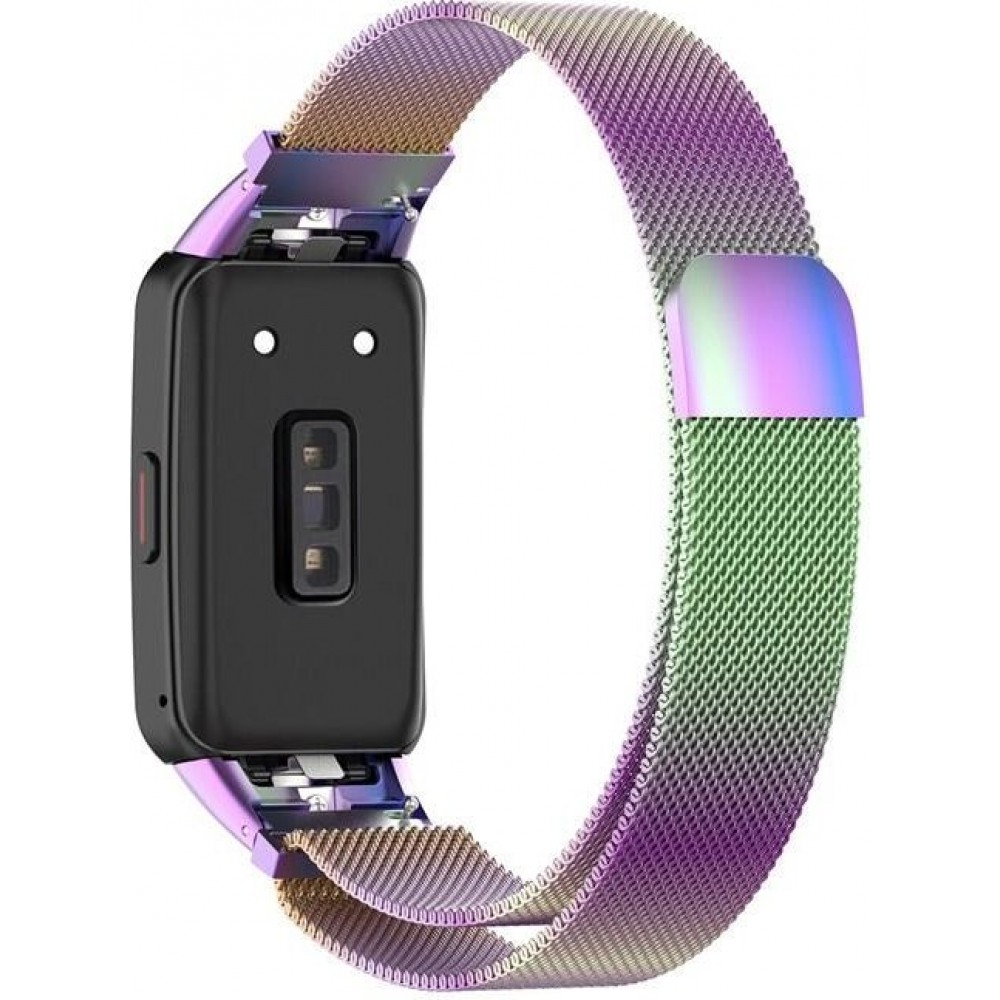 Ремешок для умных часов Rumi Milanese Loop для Huawei Band 6/Honor Band 6 (хамелеон) — фото 2