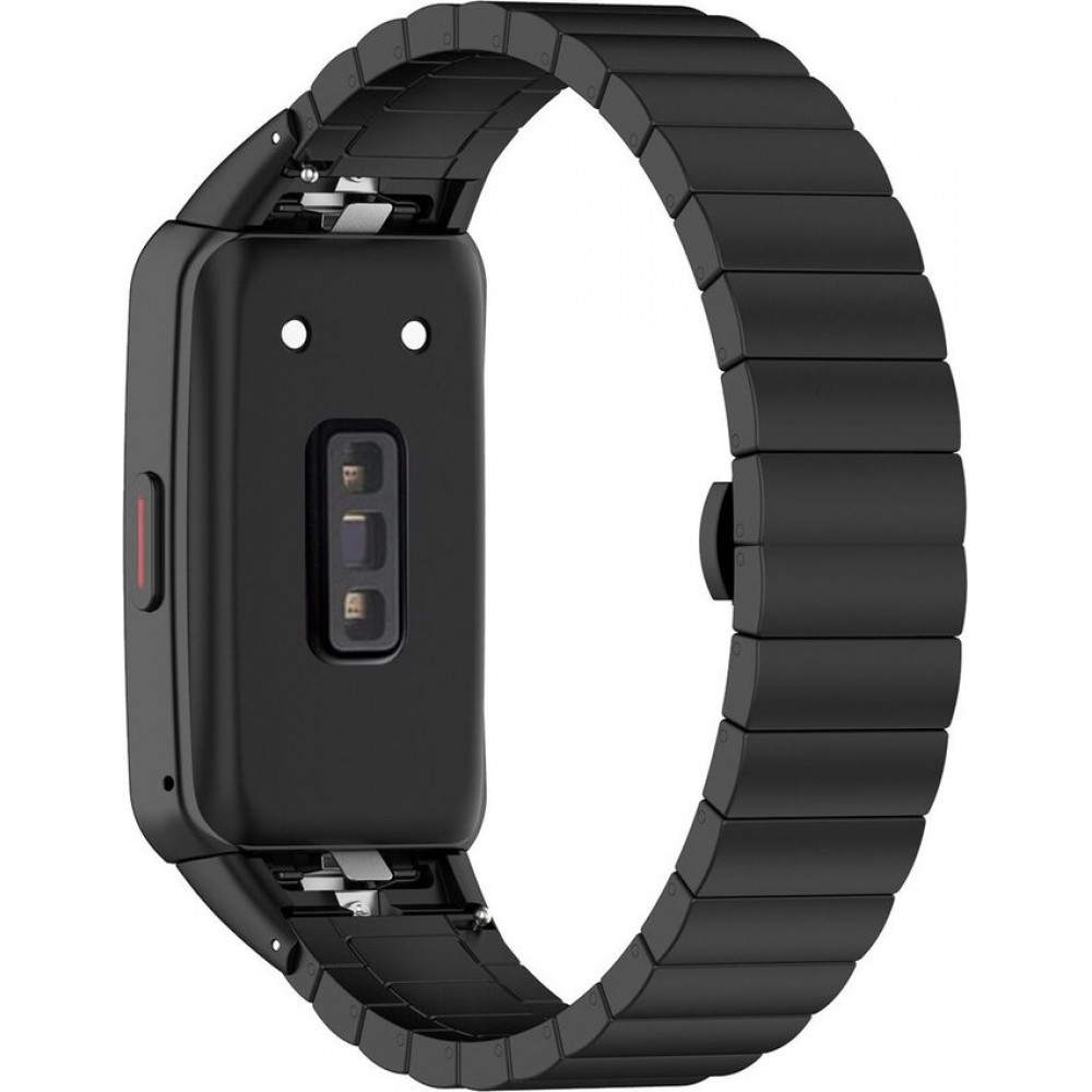 Ремешок для умных часов Rumi Snake для Huawei Band 6/Honor Band 6 (черный) — фото 3