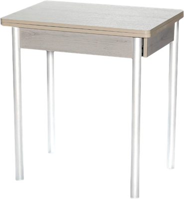 Обеденный стол Древпром Компакт ДП1-01-08 50-100x70 (самерсет/белый матовый) -