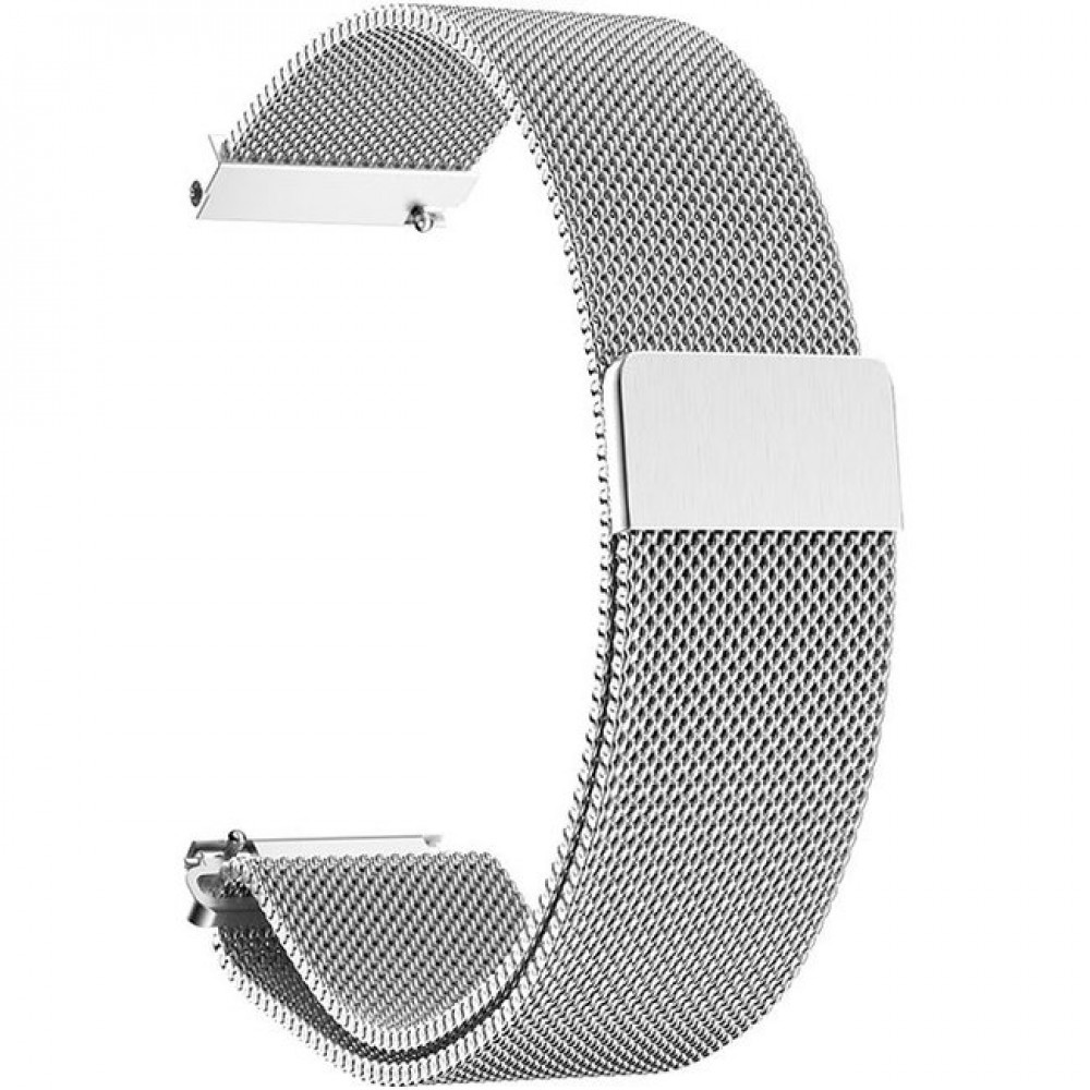 Ремешок для умных часов Rumi Milanese Loop 22мм (серебристый)