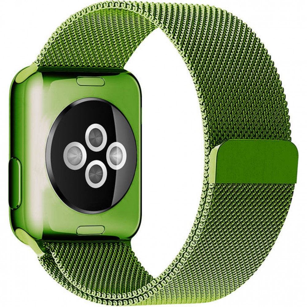 Ремешок для умных часов Rumi Milanese Loop для Apple Watch 38/40/41мм (зеленый)