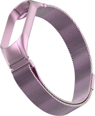 Ремешок для фитнес-трекера Rumi Milanese Loop для Xiaomi Mi Band 5/6 (розовый) - 