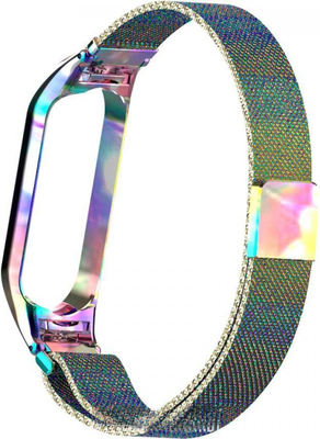 Ремешок для фитнес-трекера Rumi Milanese Loop для Xiaomi Mi Band 5/6 (хамелеон) - 