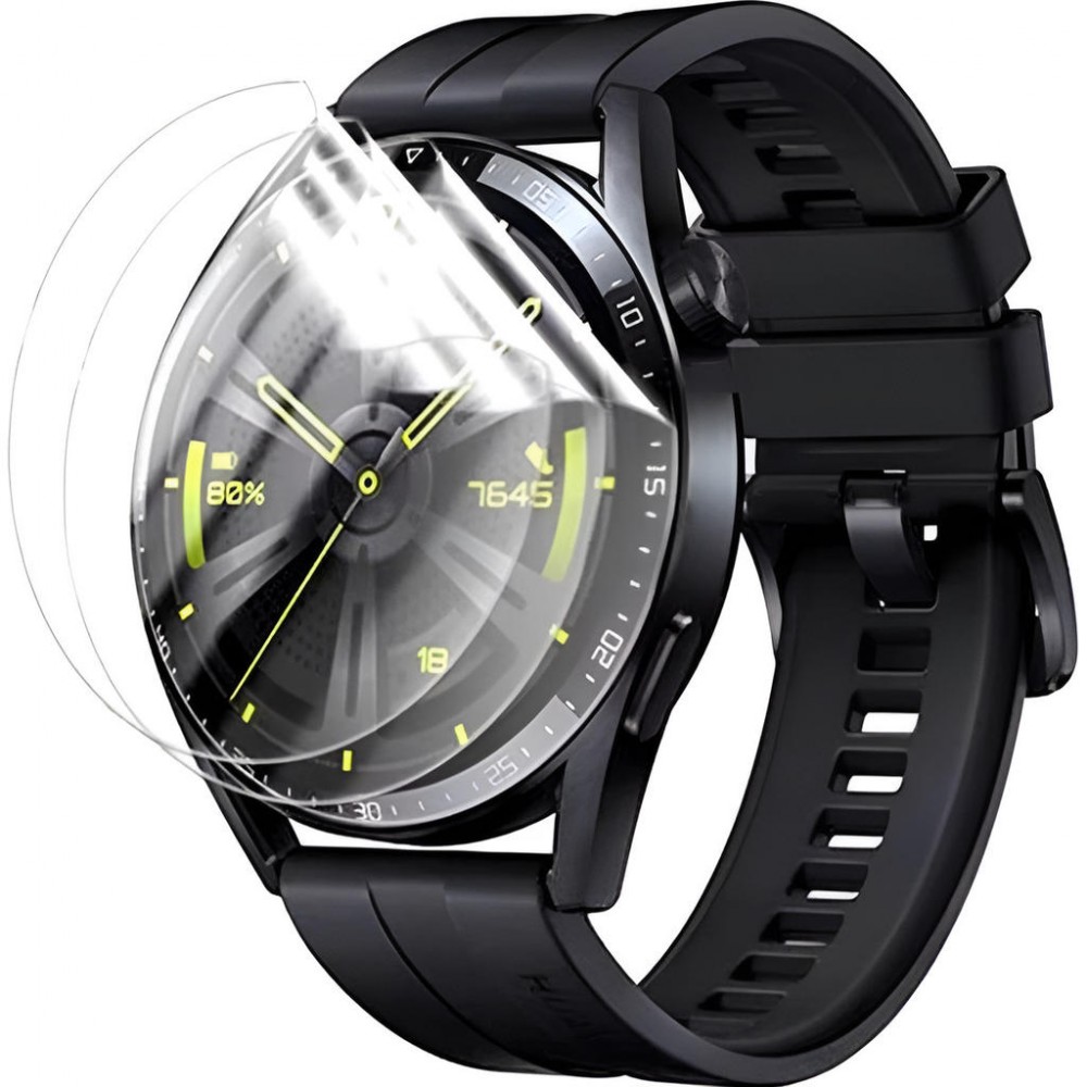 Защитная пленка для умных часов Rumi Для Huawei Watch GT 3 46мм/Xiaomi Watch S1/S1 Pro (3шт) — фото 1