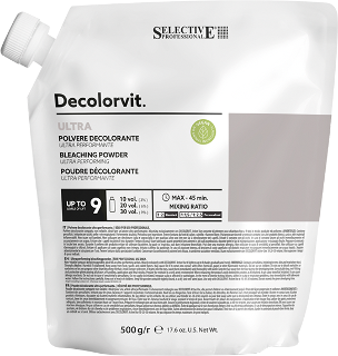 Порошок для осветления волос Selective Professional Decolorvit Ultra экстра эффективный