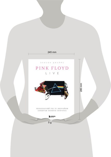 Книга Бомбора Pink Floyd Live, твердая обложка (Джеймс Элисон)