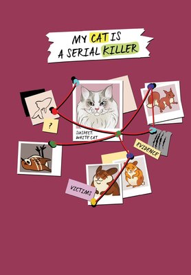Блокнот Эксмо My Cat Is A Serial Killer. Белый кот / 9785042082672 (72л) - 