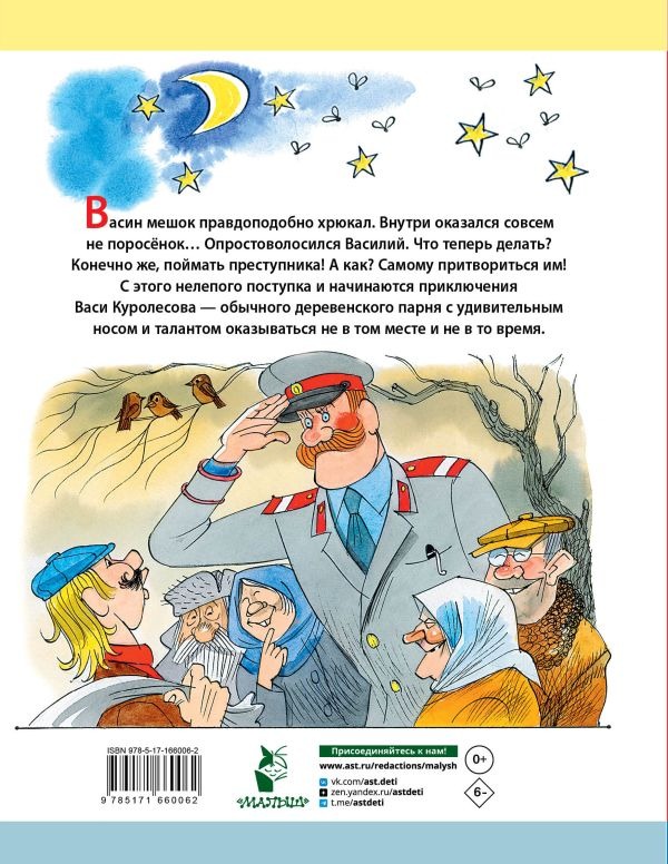 Художественная книга АСТ Приключения Васи Куролесова, твердая обложка (Коваль Юрий) — фото 3