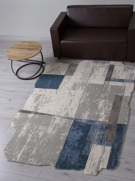 Ковер Karmen Hali Safir 00838T- STAN-GREY-BLUE (1.56х2.3)