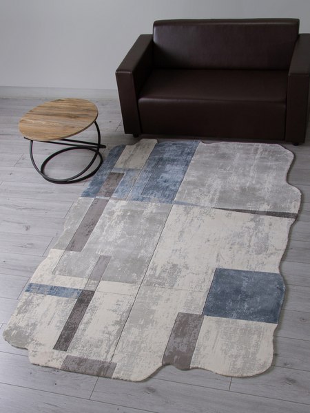 Ковер Karmen Hali Safir 00838T- STAN-GREY-BLUE (1.56х2.3)