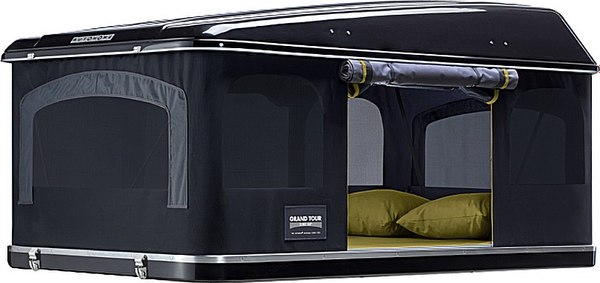 Палатка на крышу автомобиля Autohome Maggiolina Grand Tour Small 360 Black Storm / M360BS/15 (черный)