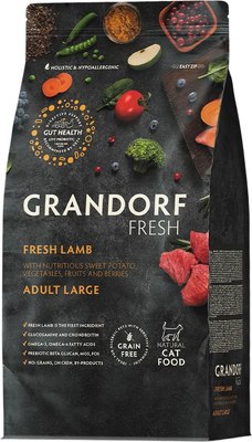

Сухой корм для кошек, Adult Large Breeds Fresh Lamb&Sweet Potato