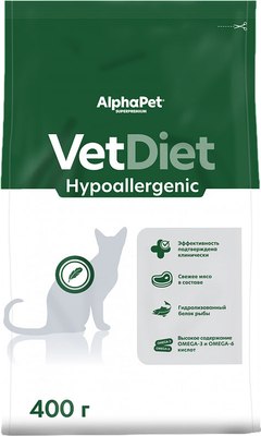 

Сухой корм для кошек, Vet Diet Hypoallergenic / 191329