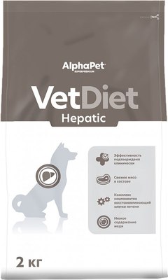 

Сухой корм для собак, Vet Diet Hepatic / 191331