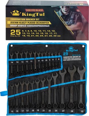 Набор ключей KingTul 62 066 / KT-5261PD Black - 