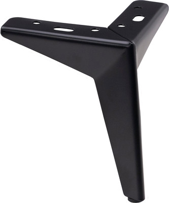 Опора мебельная AKS Helly h130 угловая (черный матовый) - 