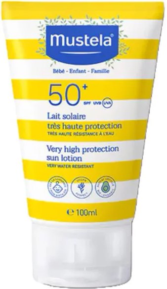 Лосьон для загара Mustela с очень высокой степенью защиты