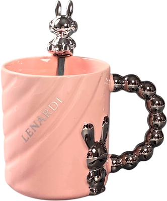 Кружка с ложкой Lenardi 315-071 - 