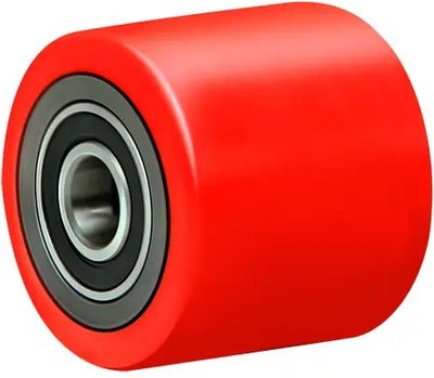 Ролик для тележки складской Longway PU 80х60 - 