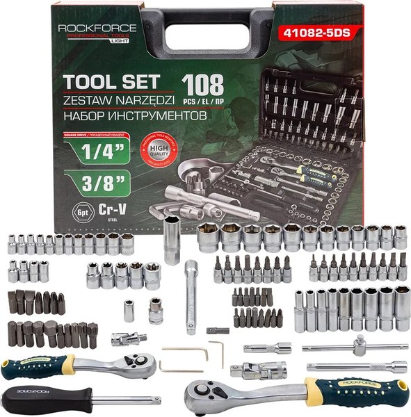 Универсальный набор инструментов RockForce Light 41082-5DS