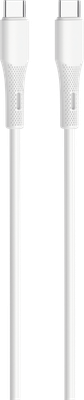 Кабель ENE Jam USB-C-USB-C PD 60W 30.383 (1м, белый) -