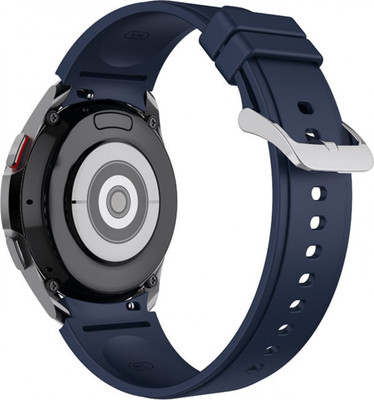 Ремешок для умных часов Rumi Classic для Samsung Galaxy Watch 4/5/6/7/FE (20мм, темно-синий) - 