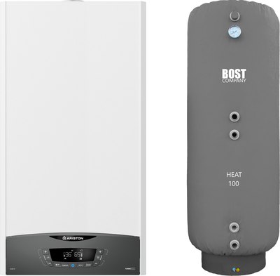 

Комплект газового котла с бойлером, Clas XC System 24 FF NG (3301679) + Bost Heat 100л
