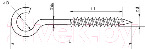 Шуруп ЕКТ 63227 (50шт)