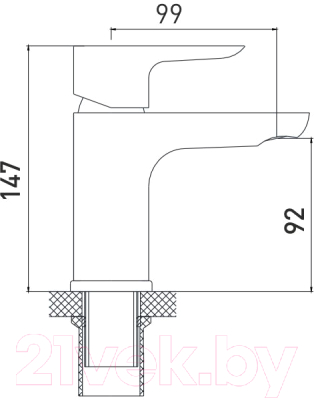 Смеситель Gross Aqua Space 6515288C