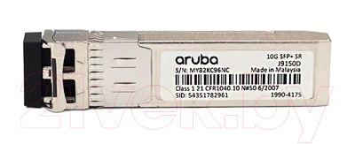 Сетевой трансивер HP Aruba 10G SFP+ LC SR 300m MMF XCVR (J9150D)
