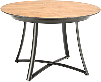 Обеденный стол Halmar Moretti (дуб натуральный/черный) - 