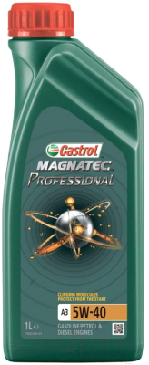 Моторное масло Castrol Magnatec Professional A3 5W40 (1л)