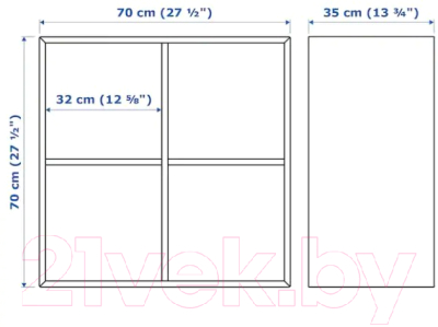 Полка Ikea Экет 592.858.45