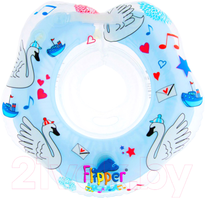 

Круг для купания Roxy-Kids, Голубой, Flipper Лебединое озеро / FL004