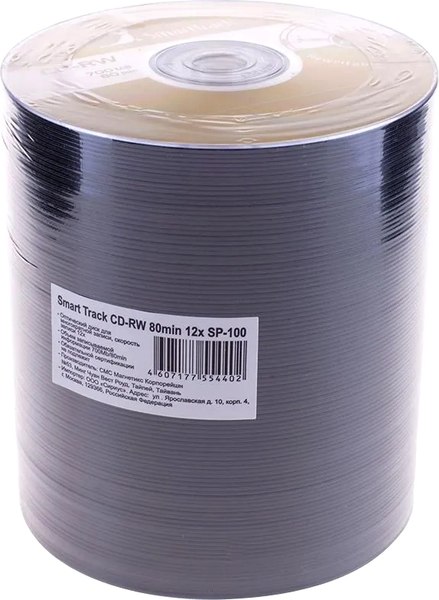 Набор дисков CD-RW SmartTrack 700Mb 4-12x Bulk / ST000197